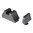 Mire XL OPT COMP zigrinate .315"F/.394"R per Glock