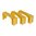 Follower autolivellante migliorato 5.56X45 confezione da 3, giallo