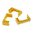 Follower autolivellante migliorato 5.56X45 confezione da 3, giallo