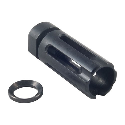Il flash suppressor esteso AR-15 22 CAL di Daniel Defense riduce il lampo e migliora la precisione, perfetto per un tiro più discreto e controllato.