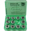 Il set di Universal Shell Holders di Lee Precision è compatibile con la maggior parte delle presse per ricarica, ma non funziona con Lee Auto Prime.