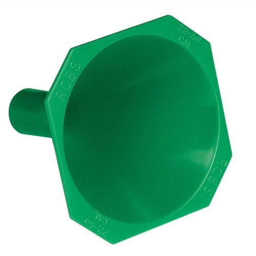 Il POWDER FUNNELS RCBS offre un tubo di caduta progettato per evitare fuoriuscite di polvere, una superficie antiaderente e un labbro quadrato per stabilità.