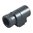 .350" mirino tunnel a globo con 12 inserti in acciaio nero