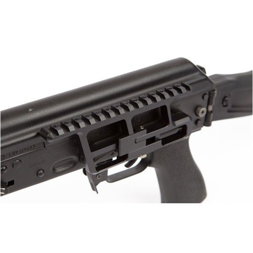 Sistema di montaggio AK47/AKM in alluminio 6061 T6, personalizzabile con tre supporti, mantiene la zero e consente lo smontaggio senza rimuovere l'ottica.