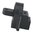 Adattatore per calcio M4 in alluminio nero