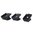 Piastra Ranger 5.56x45 per caricatore PMAG GEN M3 AR-15 nero confezione da 3