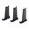 Limitatore -10 colpi per MAGPUL PMAG Gen 3 5.56x45, nero, confezione da 3