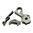 Set innesco per porto occulto, argento