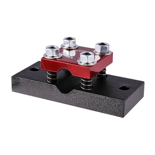 Il Viper Barrel Vise in alluminio 6061 offre stabilità e forza con una base spessa 1" e molle di supporto per un facile montaggio e smontaggio delle canne.