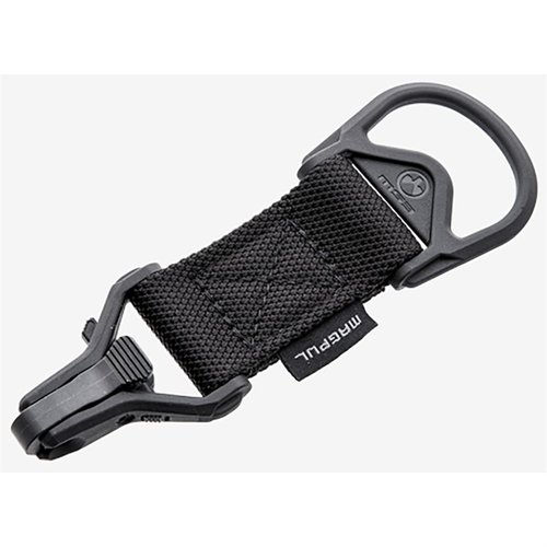 L'adattatore Paraclip MS1 di MAGPUL offre versatilità senza hardware di collegamento, con webbing in nylon resistente e hardware in polimero pesante per un uso ottimale.