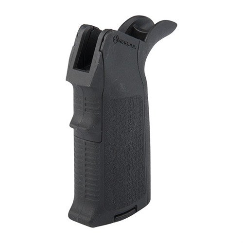 Il sistema di impugnatura MIAD GEN 1.1 di MAGPUL offre inserti intercambiabili per adattarsi alla tua mano e soddisfare le tue esigenze, con una costruzione in polimero rinforzato.