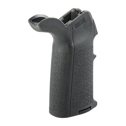 Il grip MIAD GEN 1.1 per AR-308 offre ergonomia migliorata, strap intercambiabili e opzioni di stoccaggio, ottimizzando l'adattamento a diverse esigenze.