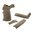 MIAD GEN 1.1 kit impugnatura Tipo 2 in polimero per AR-308 FDE