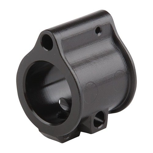 Il gas block low profile Geissele è progettato per adattarsi facilmente sotto i long free-float tubes, con costruzione in acciaio resistente e finitura Black Nitride.