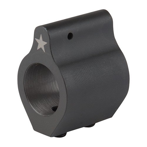 Il gas block low-profile AR-15/M16 BCM è realizzato in acciaio di alta qualità, resistente alla corrosione e facile da montare, perfetto per la maggior parte dei handguard.