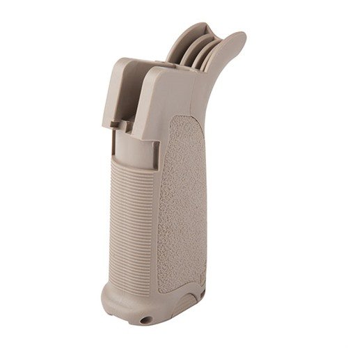 Il grip AR-15 MOD-2 GUNFIGHTER offre un design ergonomico, un compartimento nascosto e inserti modulari per una personalizzazione ottimale e un controllo migliorato.