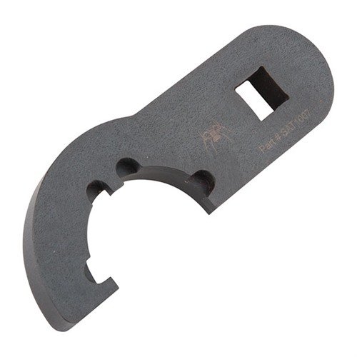 Le chiavi in acciaio cromato di Spikes Tactical sono progettate per assemblare rapidamente fucili AR-15, con finitura nera resistente a usura e corrosione.
