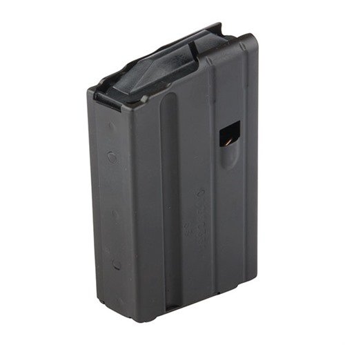 Il caricatore AR-15 10RD 7.62X39 in acciaio inossidabile offre prestazioni affidabili e durature, con un follower anti-tilt in polimero e finitura nera opaca.