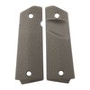 I pannelli MOE per 1911 offrono una costruzione in polimero rinforzato, texture anti-slip, taglio aggressivo per il rilascio del caricatore e compatibilità con sicurezze ambidestre.