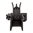 Mirino anteriore M4 ripieghevole 1.65" in acciaio nero