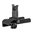 Mirino anteriore M4 ripieghevole 1.65" in acciaio nero