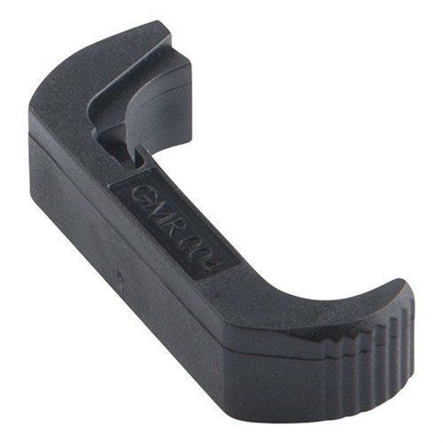 Il VICKERS GLOCK® EXTENDED MAGAZINE RELEASE offre un accesso rapido e facile per cambi rapidi dei caricatori, con un pulsante ergonomico più lungo per un utilizzo senza sforzo.