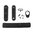 Calcio fisso AR-15 ACE ULTRA LITE, nero