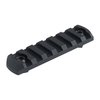 Le sezioni di rail M-LOK in alluminio o polimero consentono di montare accessori Picatinny, con estremità smussate per ridurre l'aggancio e con tutto l'hardware incluso.