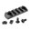 Rail M-LOK 5-slot Picatinny 2.375" in polimero per AR-15 nero
