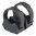 Supporto torcia V-Block con anelli, nero