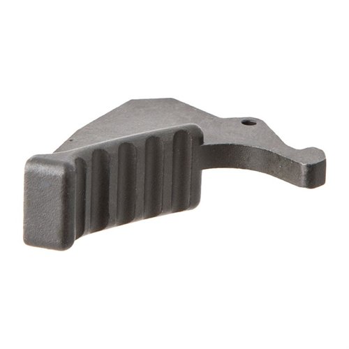 Non avrai più difficoltà a ricaricare il tuo AR-15! Questo latch in acciaio grigio facilita l'accesso al charging handle, ideale per chi usa guanti o ha un'ottica.