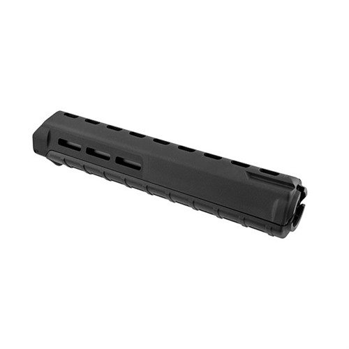 Le manopole Magpul MOE M-LOK per AR-15/M16 offrono un design leggero e resistente, con slot M-LOK per accessori, garantendo versatilità e funzionalità.