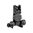 Mira posteriore MBUS PRO pieghevole LR regolabile 2.6" acciaio nero