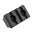 Rail M-LOK 3 slot Picatinny in alluminio nero