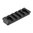 Rail M-LOK 5 slot Picatinny alluminio nero