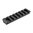 Binario M-LOK 7 slot Picatinny in alluminio nero
