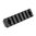 Binario M-LOK 7 slot Picatinny in alluminio nero