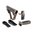 Set calciatura collassabile marrone