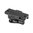 Attacco per red dot AD-180 con leva QD standard per C-MORE, nero