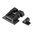 Set di mire regolabili S&W M&P con punto bianco