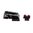 S&W M&P Set di mire regolabili in fibra ottica