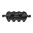 Binario M-LOK 3 slot Picatinny in alluminio nero 1.68"