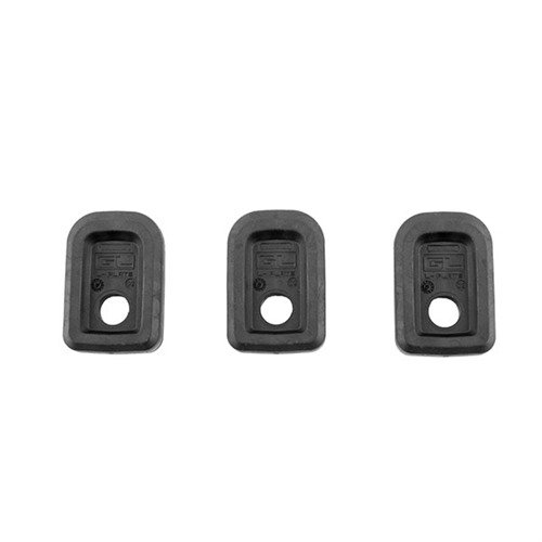 Le basi PMAG GL9 L-Plate di Magpul si adattano ai caricatori PMAG 17 GL9 e 15 GL9, realizzate in polimero rinforzato con rivestimento in gomma.