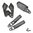 Fondina VANGUARD 2 Advanced per Glock Gen 3 e 4 - Nera - Overhooks