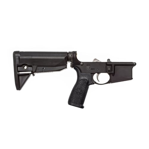 Il BCM® AR-15 Complete Lower Receiver offre affidabilità e facilità di assemblaggio, con parti in alluminio 7075-T6 e un calcio BCMGUNFIGHTER™ per prestazioni superiori.
