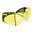 3M SecureFit Occhiali da tiro - lente ambra, montatura nera