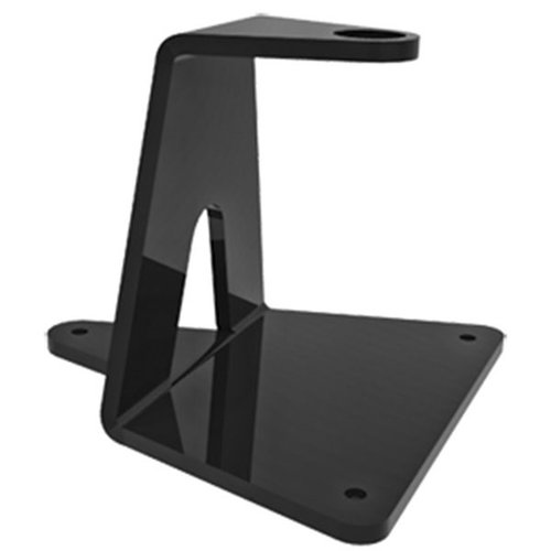 Supporto per misuratore di polvere in acciaio verniciato, design portatile e salvaspazio, senza bisogno di fissaggio. Compatibile con tutte le misure popolari.