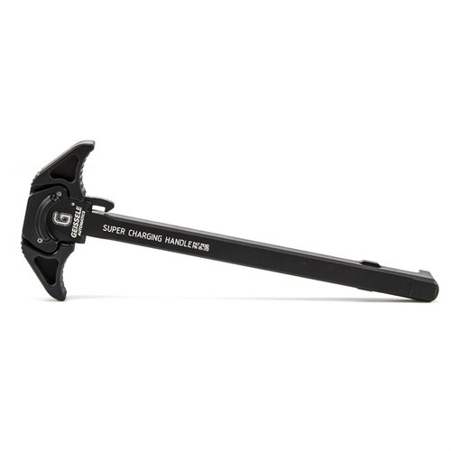 Il nuovo Super Charging Handle di Geissele è ambidestro, realizzato in alluminio 7075-T6 e anodizzato duro in nero, per una maggiore robustezza e funzionalità.