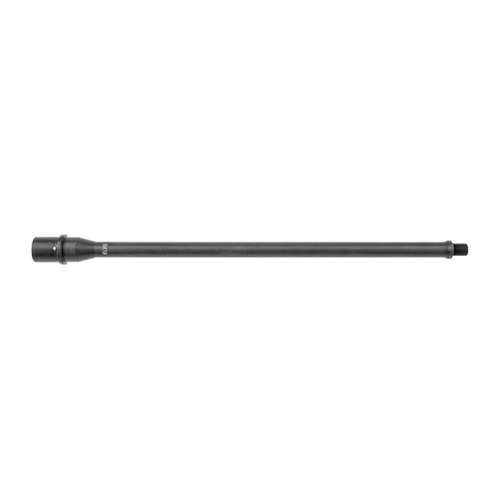 I tubi Faxon Firearms 9mm per AR-15, in acciaio 4150 GBQ, offrono resistenza alla corrosione, stabilità con twist 1/10 e sono pronti per l'uso con soppressori.