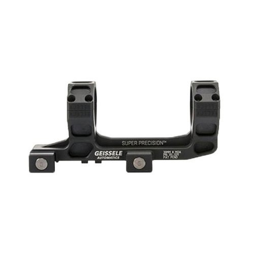 I montaggi Geissele Super Precision AR-15 offrono una forza di serraggio di 1.400 libbre, costruiti in alluminio 7075-T6 per la massima rigidità e ritorno al zero ottimale.